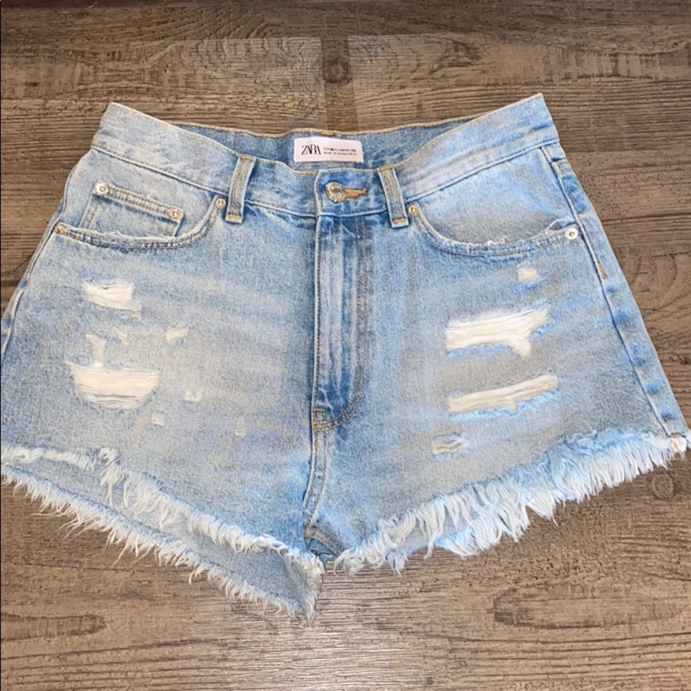 Brand new Zara Cutoff Denim Shorts 36 4 Small